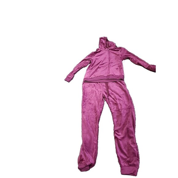 Euro Joy Pants - Euro Joy Women's 2-Piece Jogging Suit Burgundy Size Small New!!!